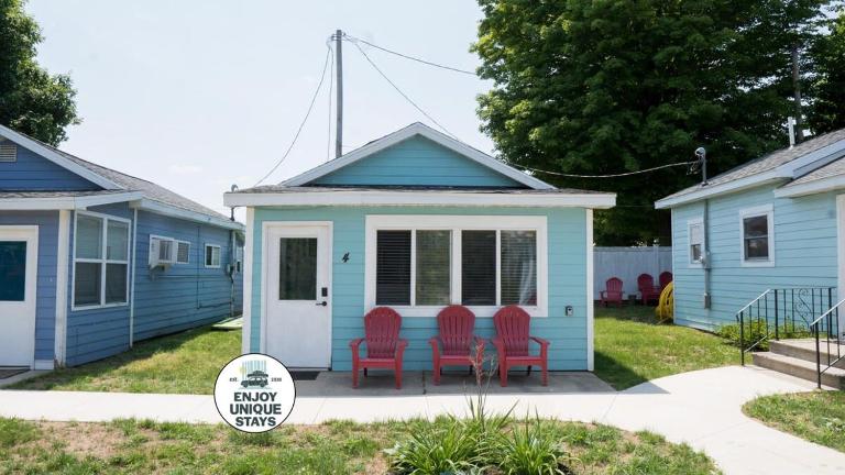 Sister Lake Cottages - Unit 4 - Bed and Breakfast Woodland Beach