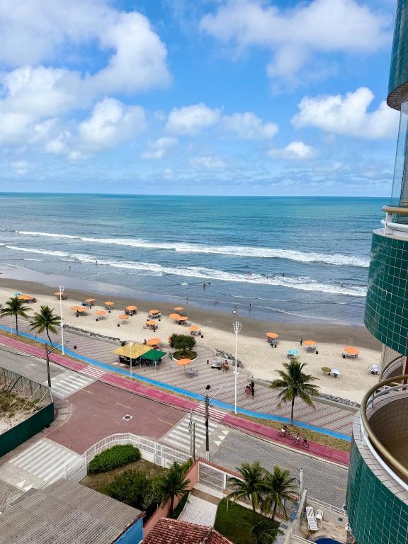 Ap frente mar com piscina - vista incrível - Mongaguá - Chambres d'hôtes Mongaguá