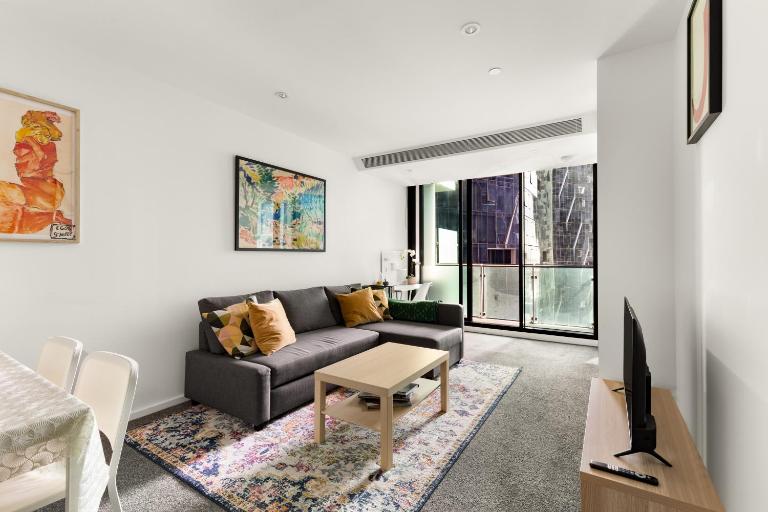 Central CBD apartment with free parking - Ferienwohnung Melbourne