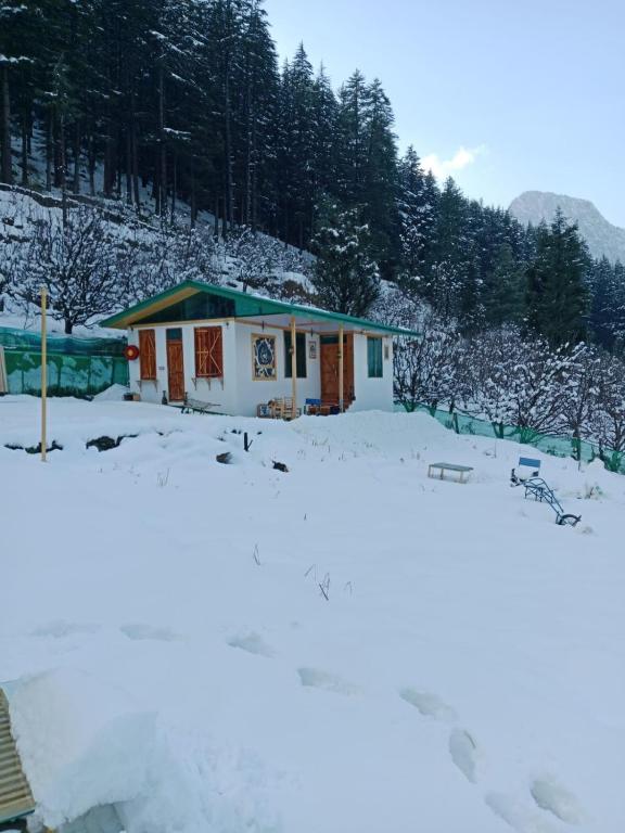 Hilltop Private Farm Stay Sharanibehar Kasol - Chambres d'hôtes Jari