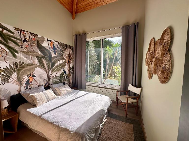 Villa Ongizatea au calme avec piscine et vue montagne - B&B Urrugne