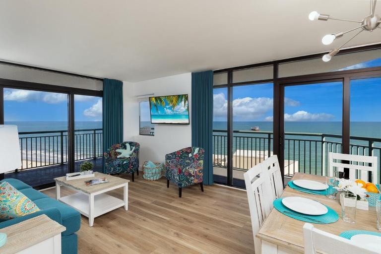 Sand Dunes Resort - Stunning Coastline Views - 3BR End Unit - Large Wraparound Balcony - Ferienwohnung Myrtle Beach