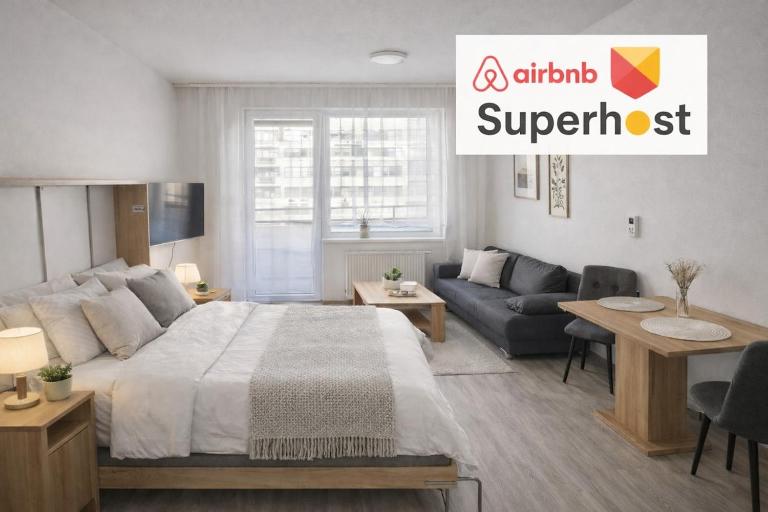 6-Moderný apartmán v centre 1 min od Hlavnej ulice - Bed and Breakfast Košice