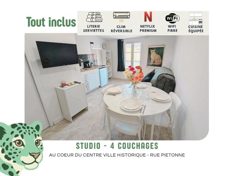 Léopard vert - Clim - Tout inclus - Chambres d'hôtes Aubagne