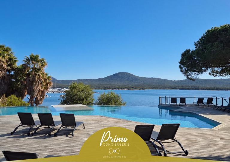 Corsica Bellezza - T2 avec piscine & plage privée - B&B Pianottoli-Caldarello