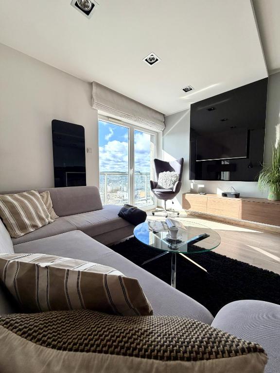 Agapella Apartamenty - Apartament Albatros 15 floor, 2 parking spaces in the garage - Bed and Breakfast Gdansk