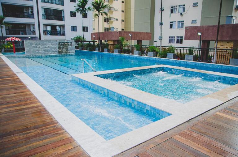 Apartamento c Varanda Ar Piscina Sauna e Hidro - Bed and Breakfast Belém