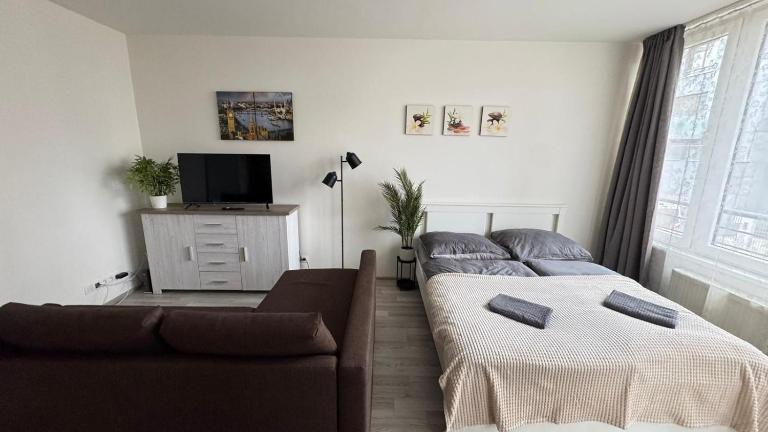 THE RIVERSIDE APARTMENT with Balcony - Chambres d'hôtes Prague