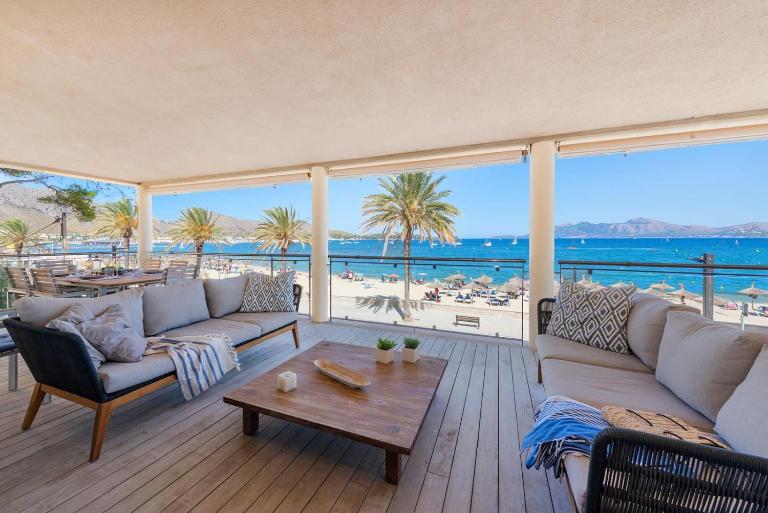 Can Mir - Frontline, Large Balcony & Sea View - Bed and Breakfast Pollença