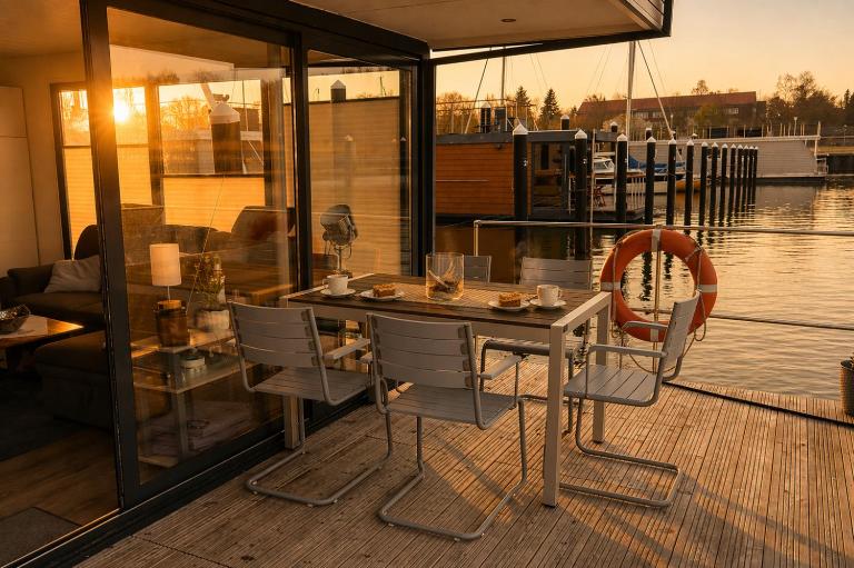 Hausboot TOLLOW - Ferienwohnung Stralsund