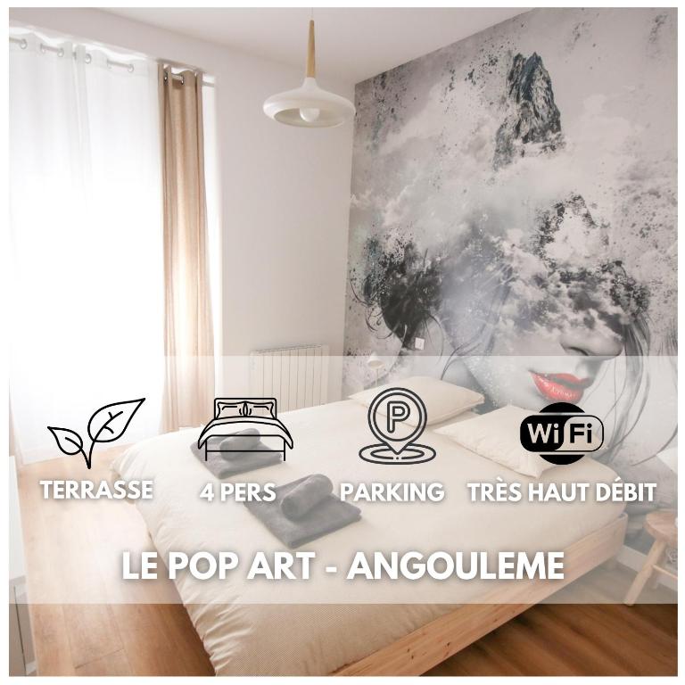 Le Pop Art - Parking Privé - B&B Angoulême