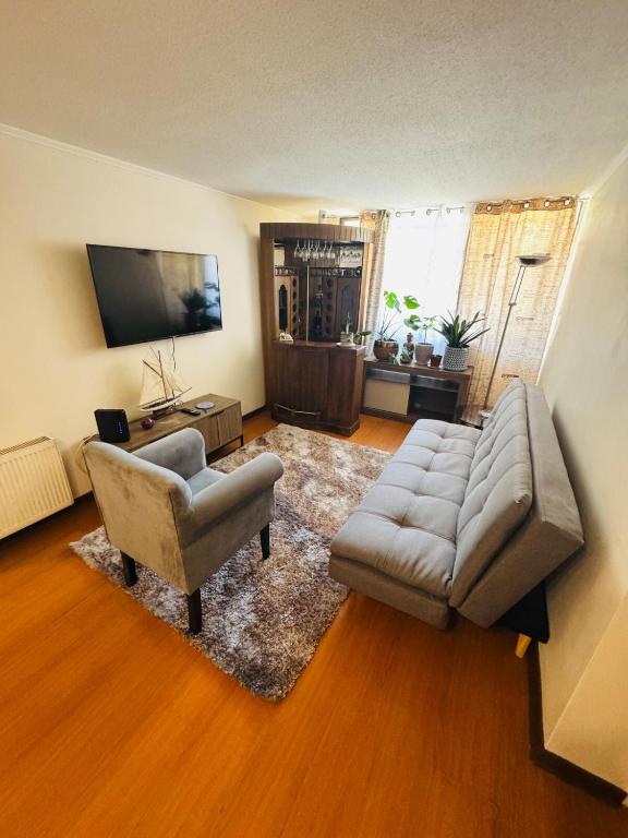 Lindo Departamento Céntrico con Estacionamiento - Ferienwohnung Santiago