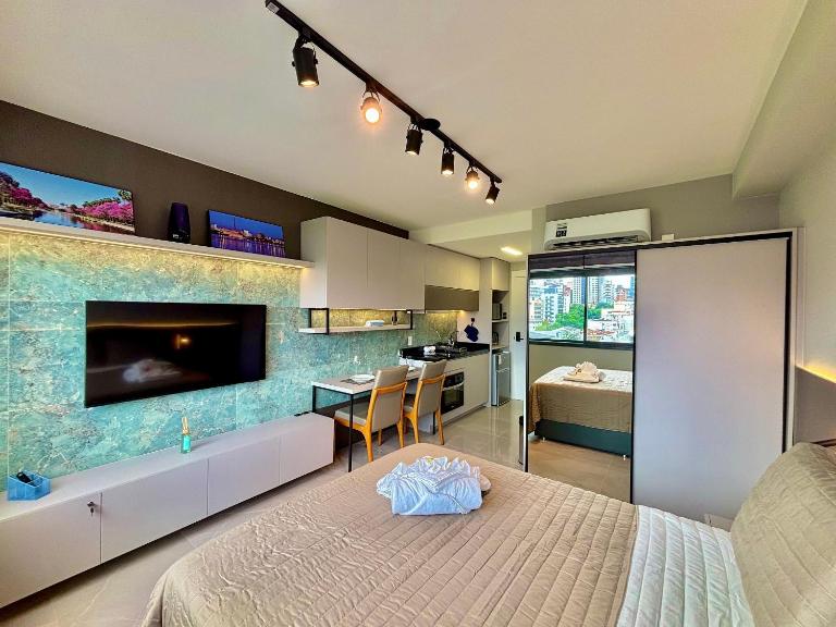 Skyline 721- Aconchegante e Completo - B&B Porto Alegre
