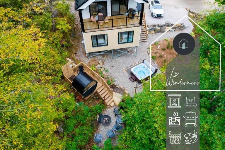Windermere UK Inspired Thermal Escape SPA SAUNA - B&B Sainte-Béatrix