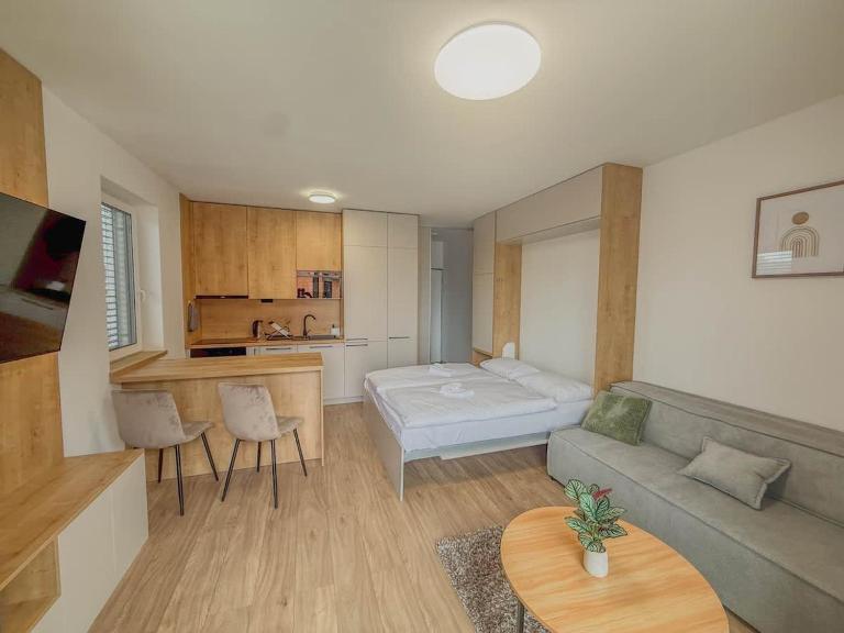 Cozy studio with free parking near the lake - Chambres d'hôtes Liptovský Mikuláš