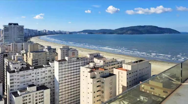 Studio Premium Gonzaga, Piscina, Coworking e Academia Vista Mar - Ferienwohnung Santos