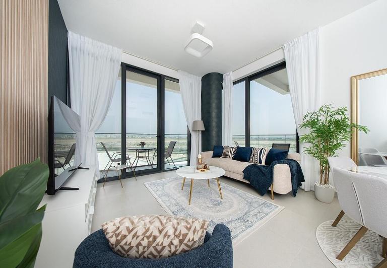 Modern 1BR In Blue Bay Walk Ajmal Makan - Chambres d'hôtes Charjah