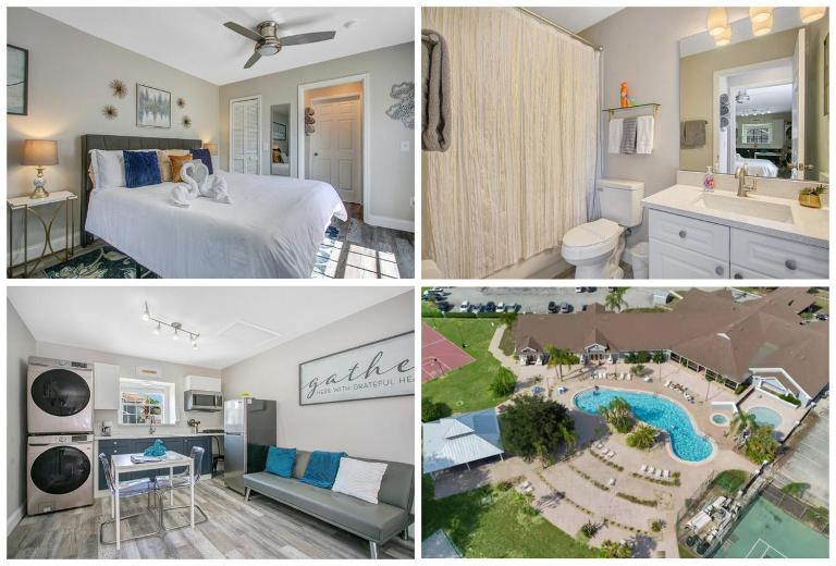Designer Studio near Disney with King Bed - Pool and Gym access - Ferienwohnung Davenport