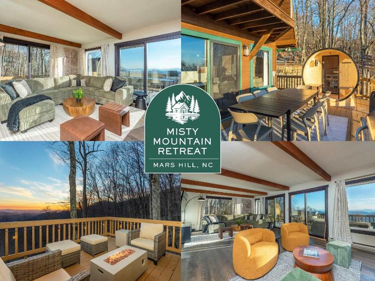 4 Br Mountain Views Sleeps 10 Sauna Hot Tub Arcade - B&B Swiss