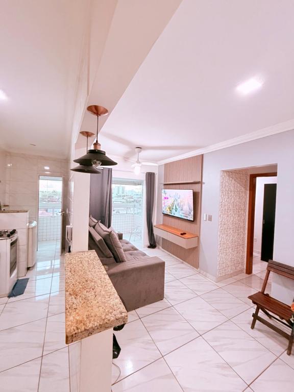 Apartamento Mirim Praia Grande - Chambres d'hôtes Praia Grande