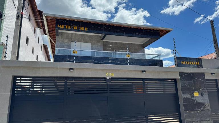 Casa Espaçosa em Condomínio A 200m da Praia - Ferienwohnung Praia Grande