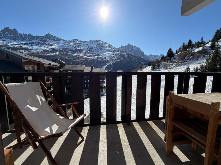 Méribel Mottaret E5 - Studio cabine pied des pistes et face aux montagnes - Ferienwohnung Les Allues