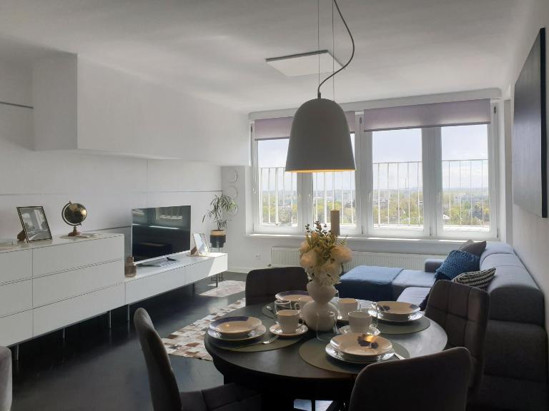 Penthouse SASKA 14 piętro Studio WASZYNGTONA - B&B Warsaw