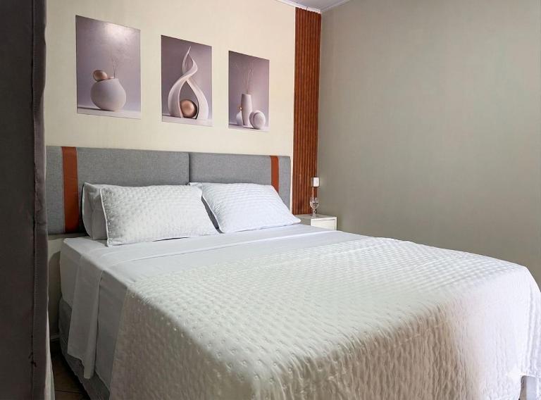 Flat Moderno com Ar e Wi-Fi Rápido a 5min Aeroporto - B&B Várzea Grande