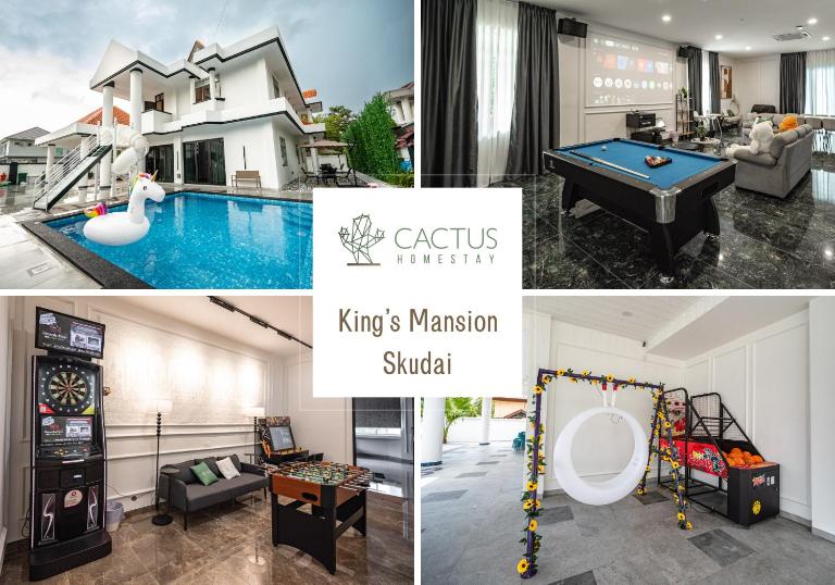 King's Mansion Skudai by Cactus Homestay - B&B Sikait