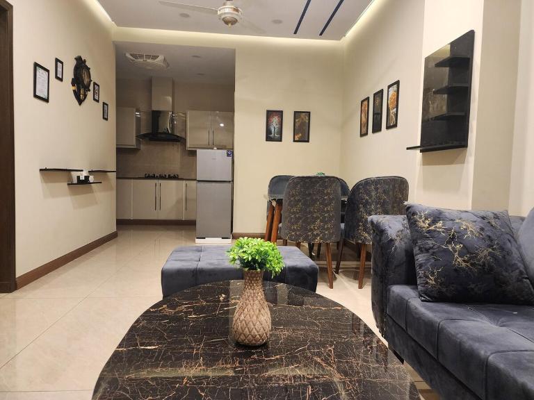 Standard 1BHK with UPS, across Giga Mall, Pool included - B&B Islamabad
