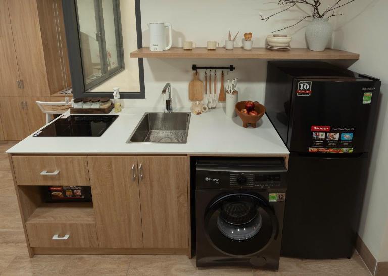 Japandi Loft Studio with Elevator 5 mins to Ben Thanh Market - Ferienwohnung Ho-Chi-Minh-Stadt