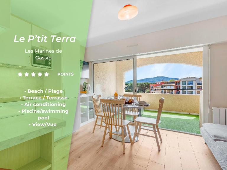 Le PTIT TERRA - piscine - plage - Bed and Breakfast Gassin