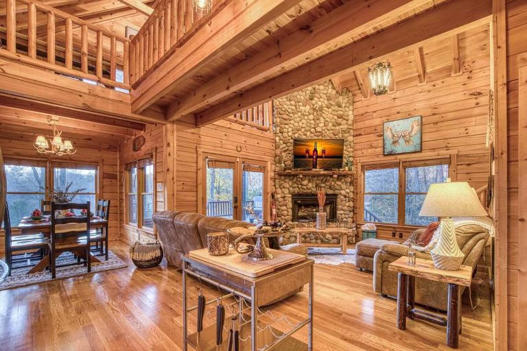 Peaceful modern creekside cabin - Ferienwohnung Blue Ridge