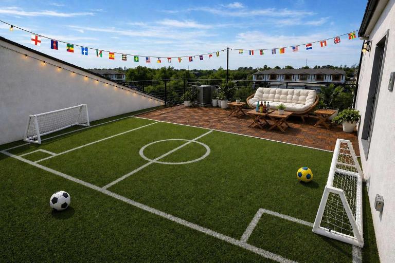 Karaoke Billiards PingPong Air Hockey & Rooftop Soccer Field - B&B Dallas