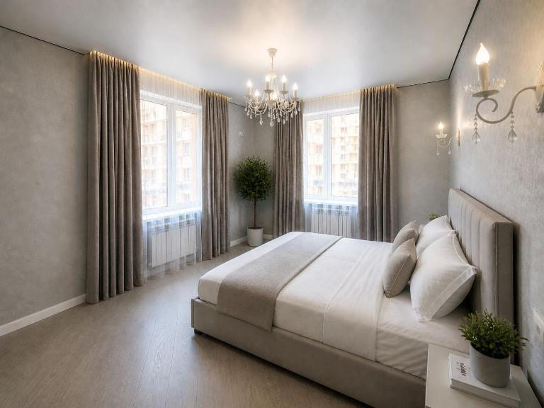 Просторные апартаменты с двумя спальными, рядом с ТРЦ Mega Almaty - Bed and Breakfast Almaty