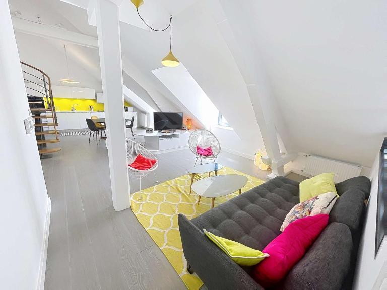 Duplex de standing en centre-ville avec parking, proche port et plage - FR-1-361-377 - B&B Granville