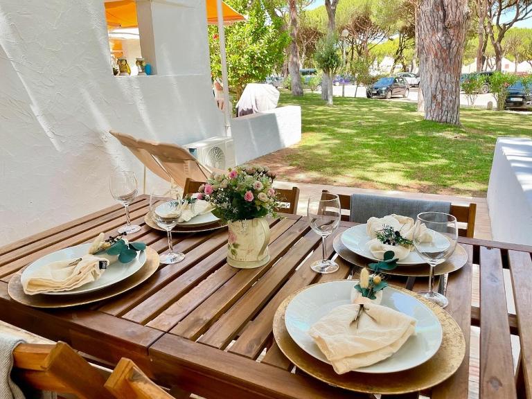 Studio with terrace and pool in Praia da Falésia - Ferienwohnung Olhos d'Agua