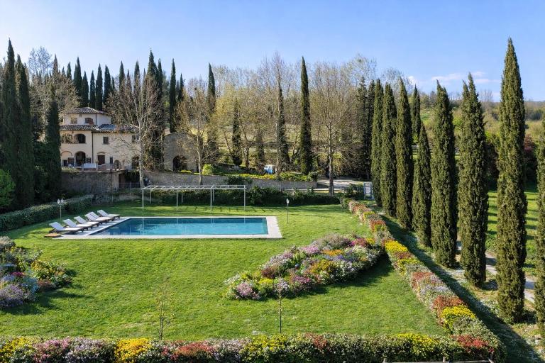 Villa With Pool, Gym, Pond And Panoramic Views - B&B Laterina