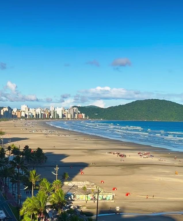 Estúdio pé na areia - Praia Grande Ocian - B&B Praia Grande