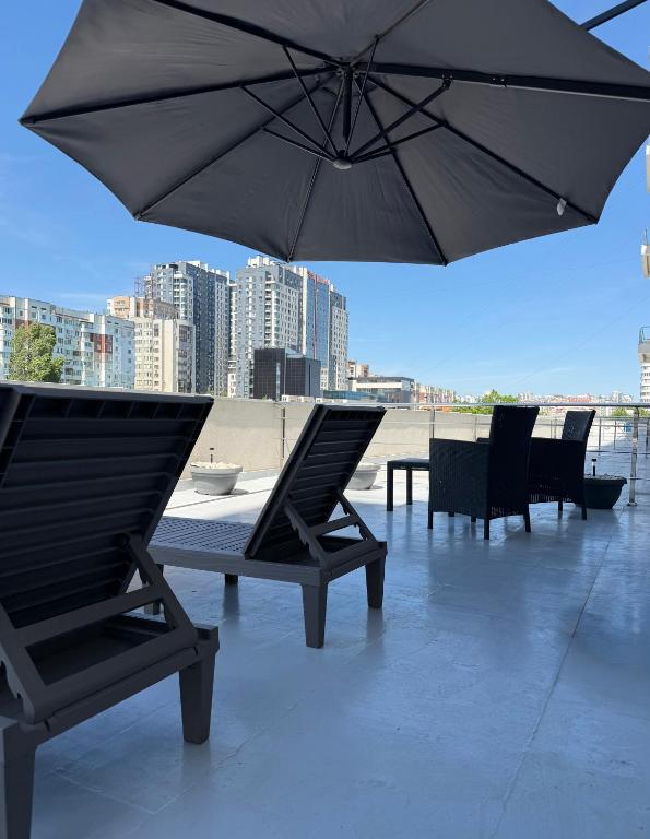 Boulevard terrace apartment - Bed and Breakfast Chisinau