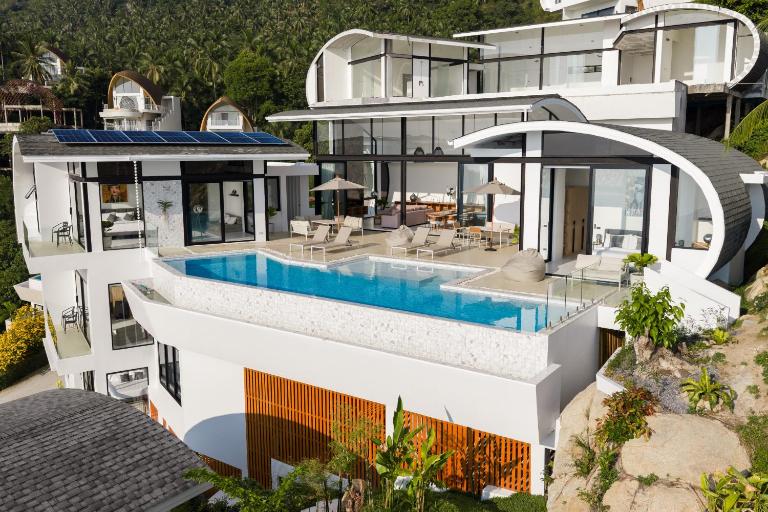 YU Samui - Designer 4BR Hilltop Premium Villa with Panoramic Sea View & Private Gym - B&B Ko Samui