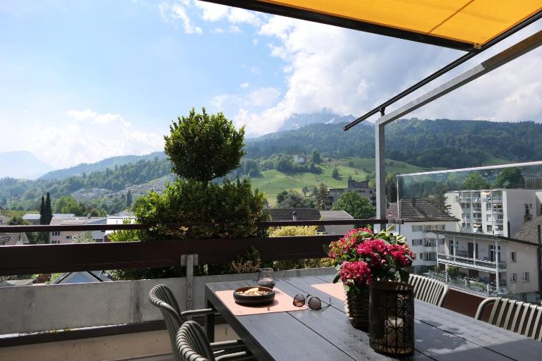 View Luzern-Pilatus-hiking-Lake Lucerne -View-cozy-Hund - Ferienwohnung Luzern