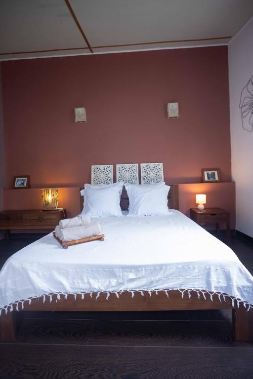 Ecrin tropical baignoire - centre ville Cayenne - wifi - Climatisation- 3 chambres - B&B Caienna