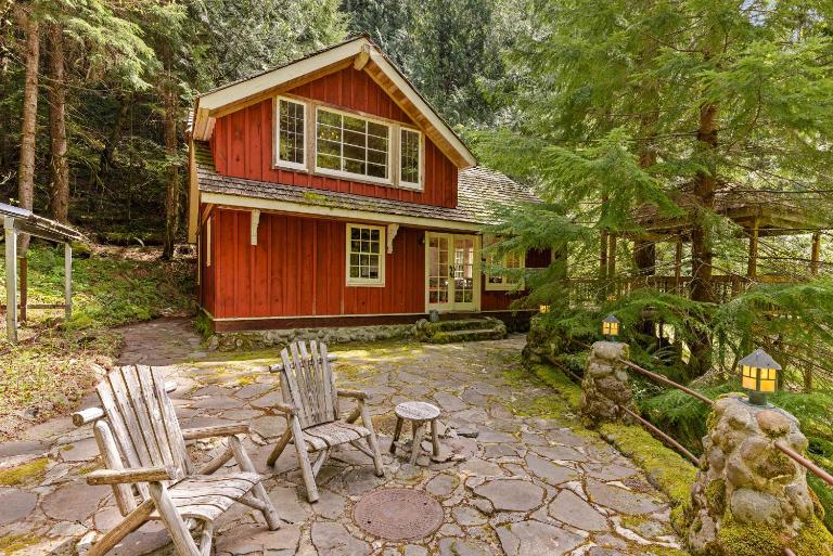Waterfront lodge on 24 acres with patio & fireplace - Chambres d'hôtes Rhododendron