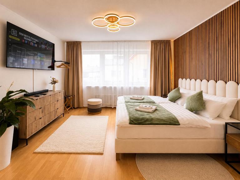 Design Apartment I Central & Quiet I Self Check-in - Chambres d'hôtes Bad Oeynhausen