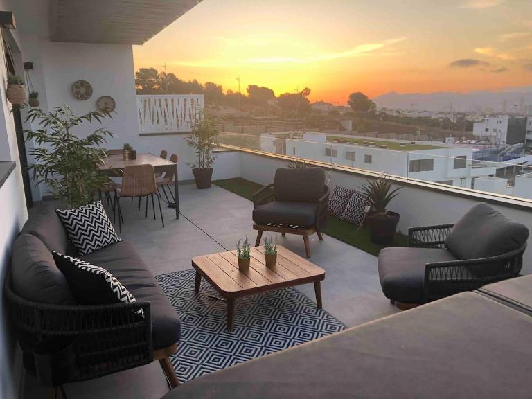 Seascape met privé jacuzzi - Ferienwohnung Finestrat