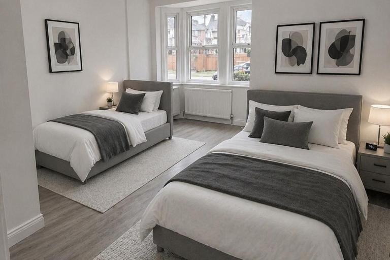 Modern 2-Bed Apartment Sleeps 5 Fast Links Central - Ferienwohnung London