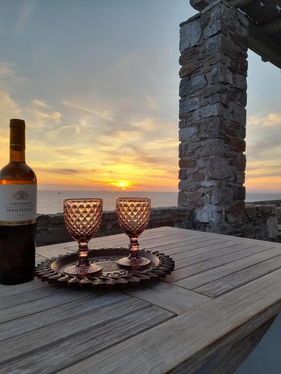 il mare stone house with Aegean view - Ferienwohnung Ágios Dimítrios