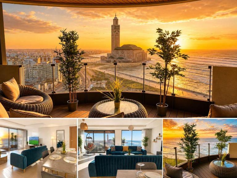 Marina Royal Penthouse - By AppartAli - B&B Casablanca