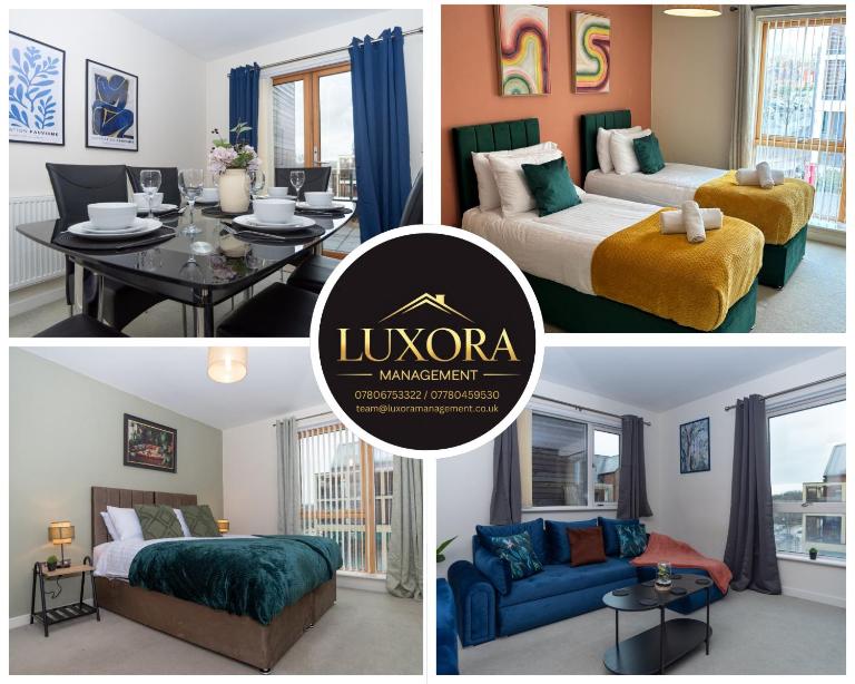 2-Bed Duplex Apartment | Sleeps 6 | Ideal for Contractors, NHS & Tourism Guests - B&B Telford